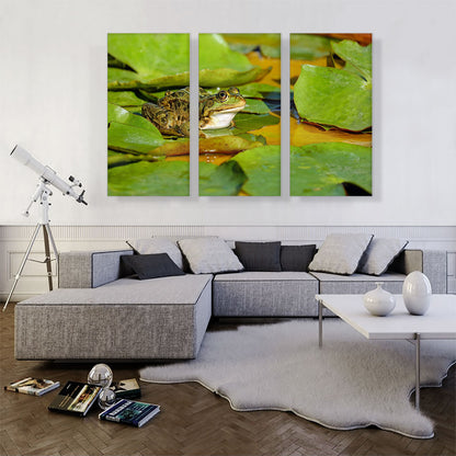 Frog On Lotus Home decor