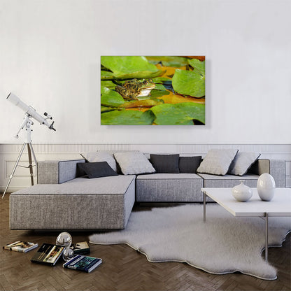 Frog On Lotus Home decor