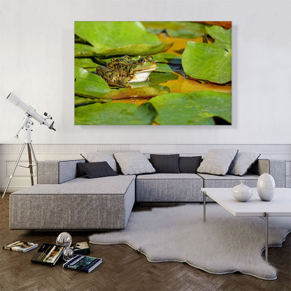 Frog On Lotus Home decor