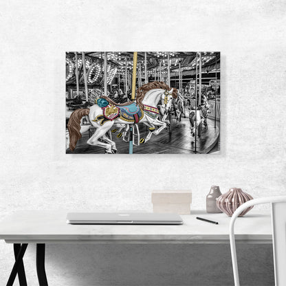Amusement Park Horse Home decor