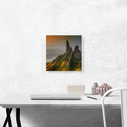 High Rock Mountains Home Decor Square