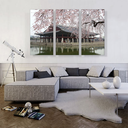 Japan Temple Blossom Home decor