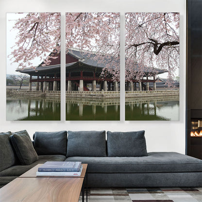 Japan Temple Blossom Home decor