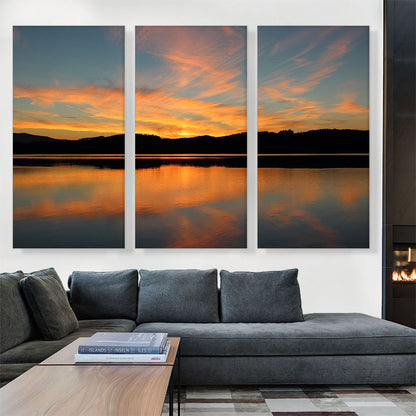 Lake Sunset Home Decor Rectangle