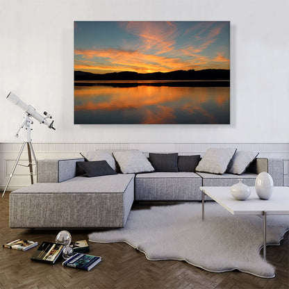 Lake Sunset Home Decor Rectangle