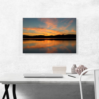 Lake Sunset Home Decor Rectangle