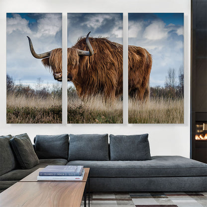 Long Hair Bull Home Decor Rectangle
