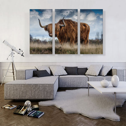 Long Hair Bull Home Decor Rectangle