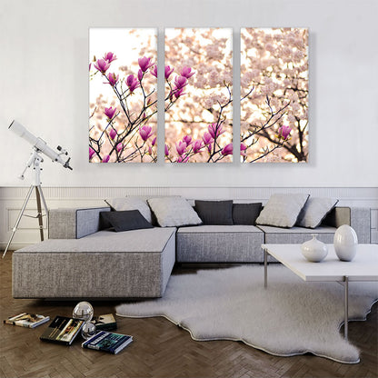 Magnolia and Cherry Blossoms Home decor
