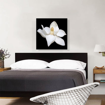Magnolia White Flower Home Decor Square