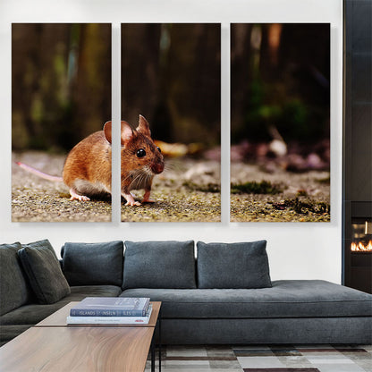 Mouse In Forest Home decor