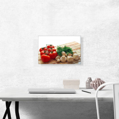 Mushrooms and Tomatoes Home decor