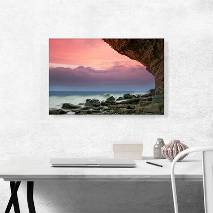 Ocean Coast Sunset Home Decor Rectangle