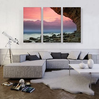 Ocean Coast Sunset Home Decor Rectangle