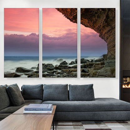 Ocean Coast Sunset Home Decor Rectangle