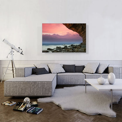 Ocean Coast Sunset Home Decor Rectangle
