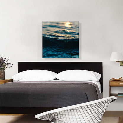 Ocean Wave Home Decor Square