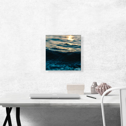 Ocean Wave Home Decor Square