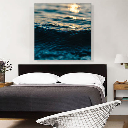 Ocean Wave Home Decor Square