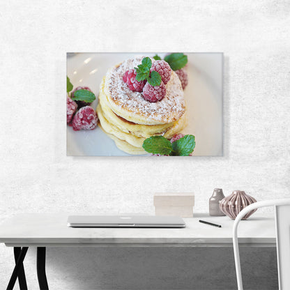 Pancake With Berries Restaurant decor