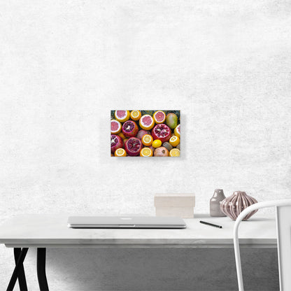 Pineapple Lemon Orange Pomegranate Fruits Supermarket decor