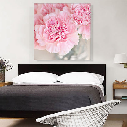 Pink Carnation Home Decor Square