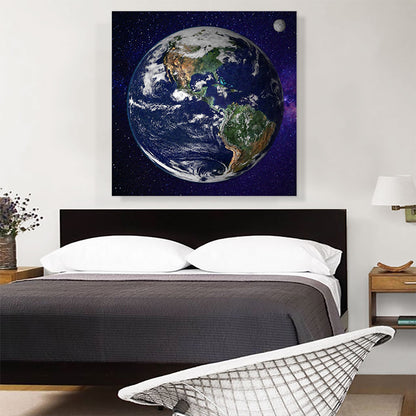 Planet Earth In Space Home decor