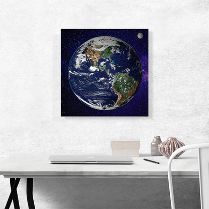 Planet Earth In Space Home decor