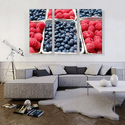 Raspberries and Blueberries Restaurant decor