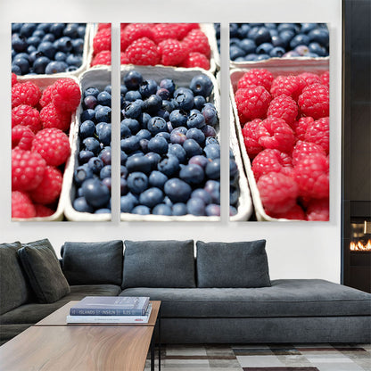 Raspberries and Blueberries Restaurant decor