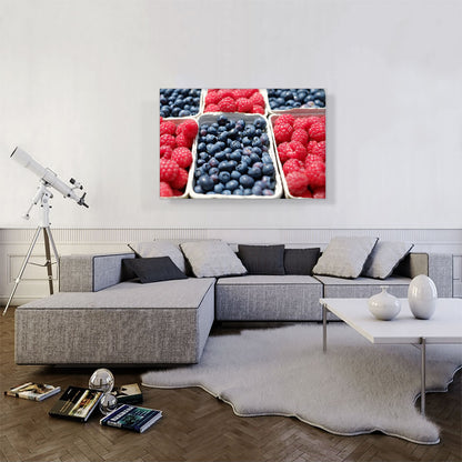 Raspberries and Blueberries Restaurant decor