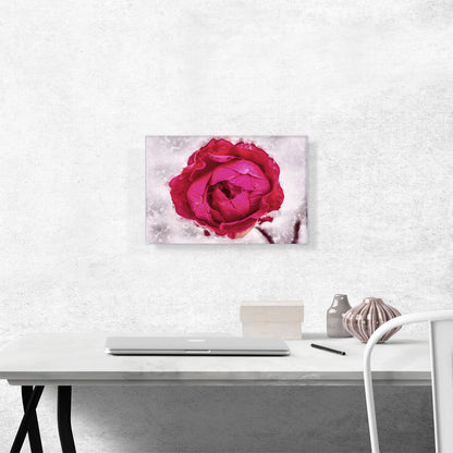 Red Flower Painting Home decor