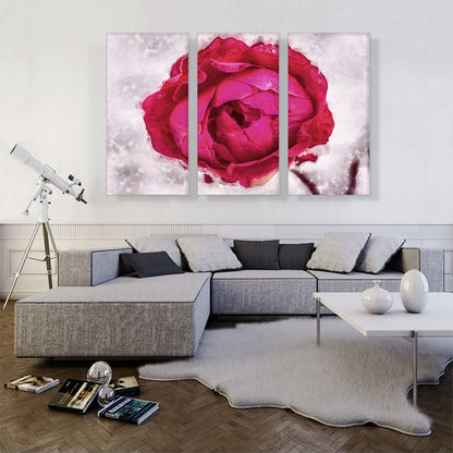 Red Flower Painting Home decor