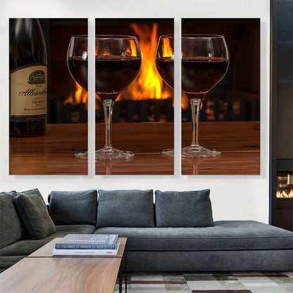 Red Wine In Glass Restaurant decor