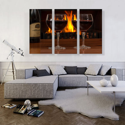 Red Wine In Glass Restaurant decor