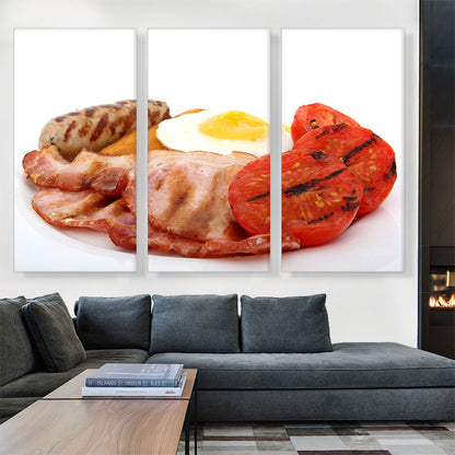 Sausage, Eggs, Bacon and Tomato Breakfast Restaurant decor