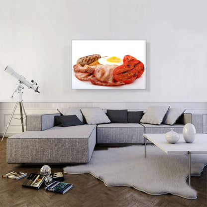Sausage, Eggs, Bacon and Tomato Breakfast Restaurant decor