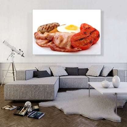 Sausage, Eggs, Bacon and Tomato Breakfast Restaurant decor