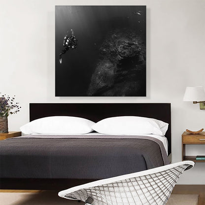 Scuba Diver Home Decor Square