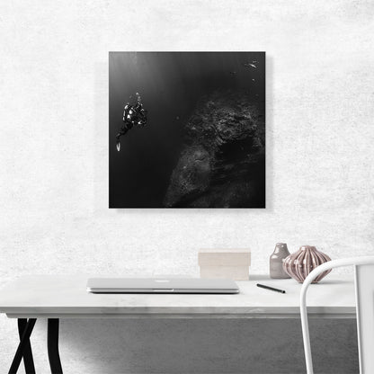 Scuba Diver Home Decor Square