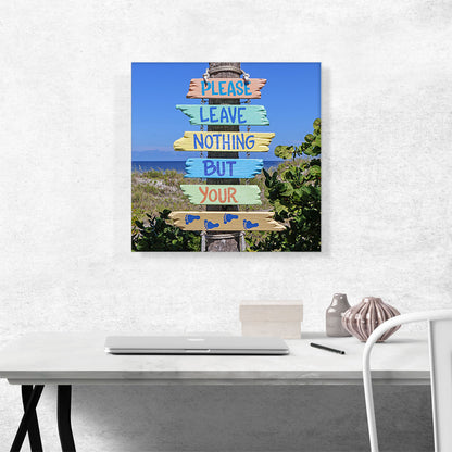 Beach Handmade Wooden Sign