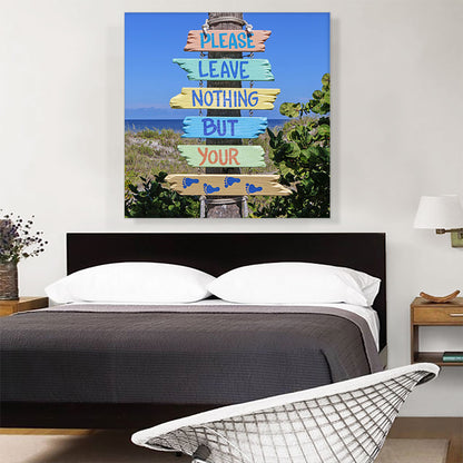 Beach Handmade Wooden Sign