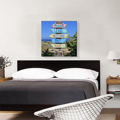 Beach Handmade Wooden Sign