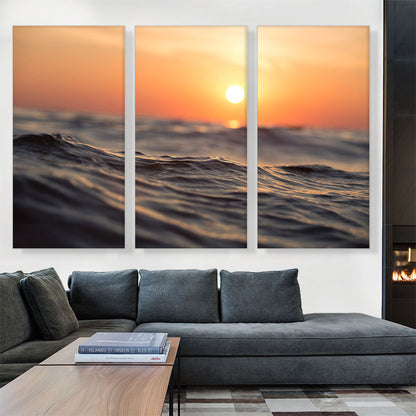 Sea Wave Sunset