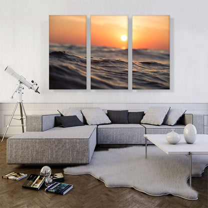 Sea Wave Sunset