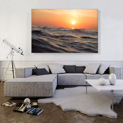 Sea Wave Sunset