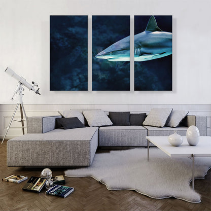 Shark In Ocean Home Decor Rectangle