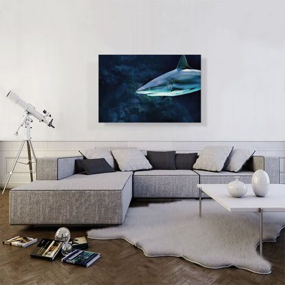 Shark In Ocean Home Decor Rectangle