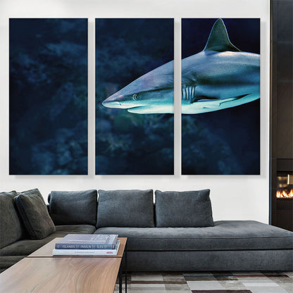 Shark In Ocean Home Decor Rectangle