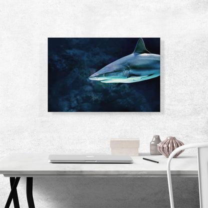 Shark In Ocean Home Decor Rectangle